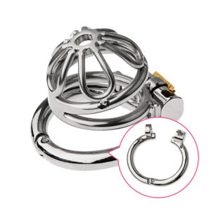 Petal Hinged Chastity Cage — product view 1